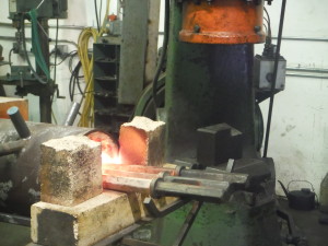 Steel in the forge